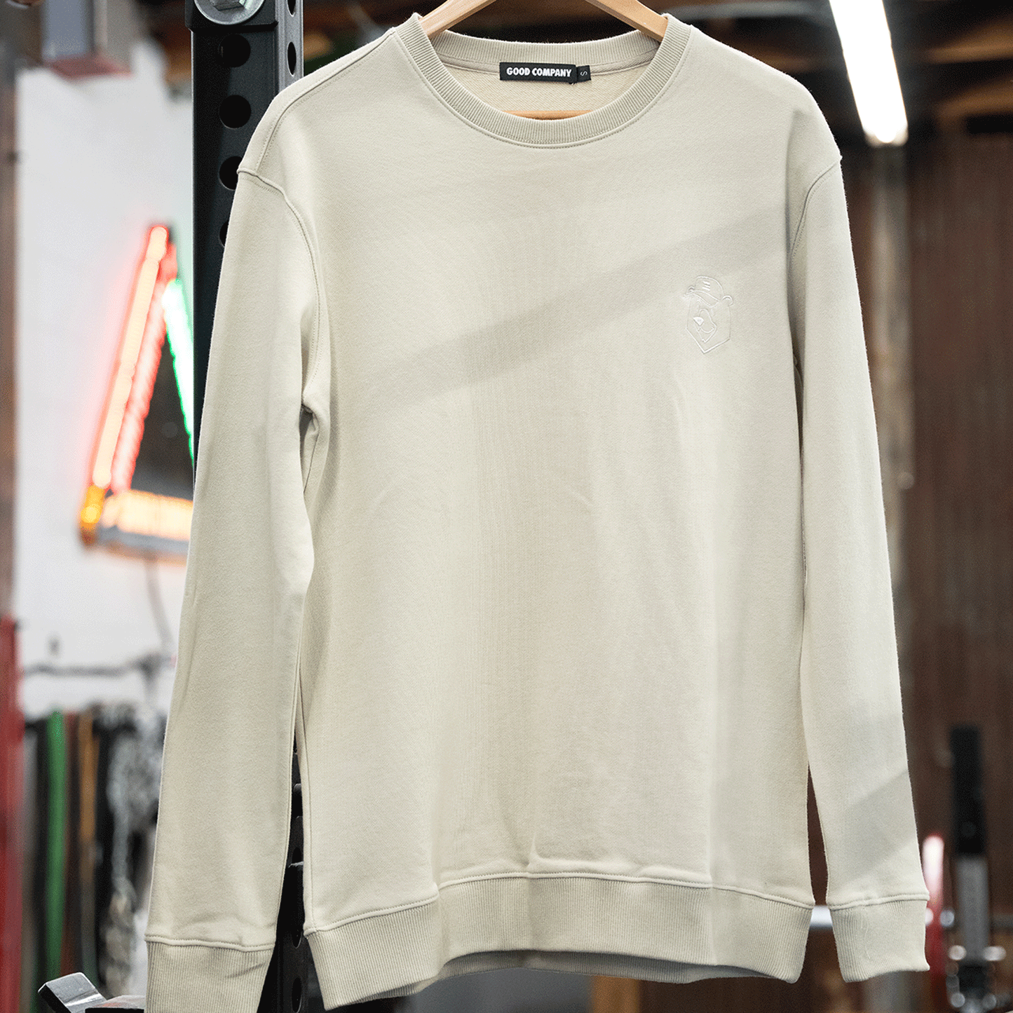 Basics Collection Crew Sweatshirt - Cream