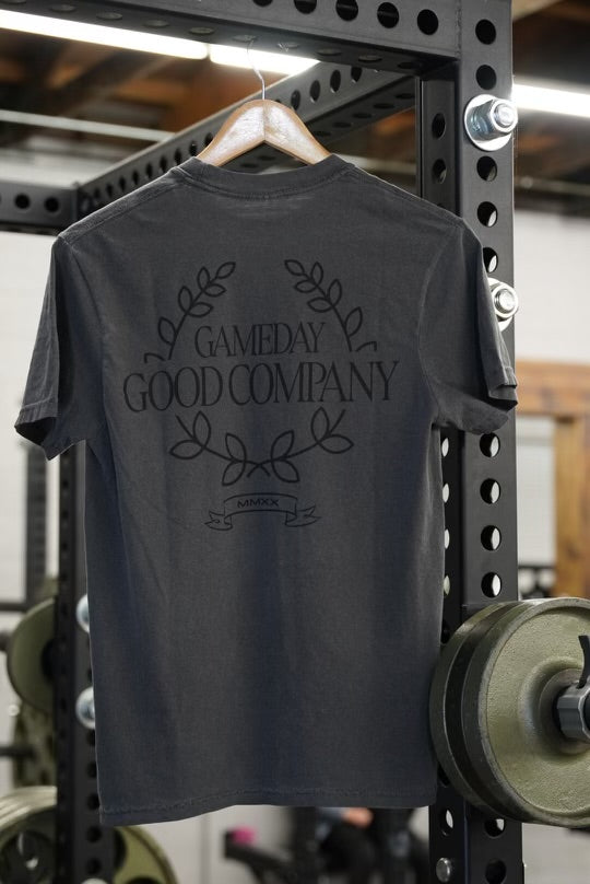Good Company x Gameday Wreath Graphic Collab Tee - Sage/Pepper