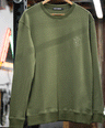 Basics Collection Crew Sweatshirt - Moss Green