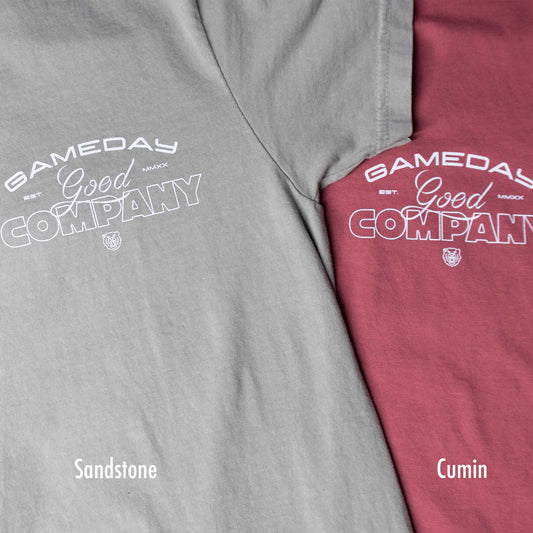 Good Company x Gameday Bear Graphic Collab Tee - Sandstone/Cumin